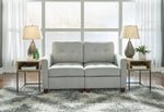 Edlie 2-Pc Pewter Fabric RTA Loveseat