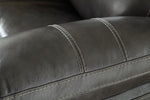 Edmar Charcoal Power Recliner Loveseat