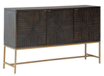 Elinmore Brown Wood Accent Cabinet