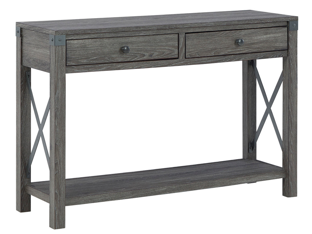 Freedan Grayish Brown Console Sofa Table