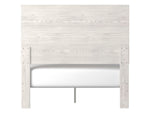 Gerridan White Wood Full Panel Bed