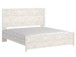 Gerridan White Wood King Panel Bed