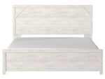 Gerridan White Wood King Panel Bed