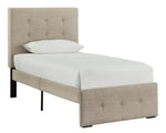 Gladdinson Gray Twin Platform Bed