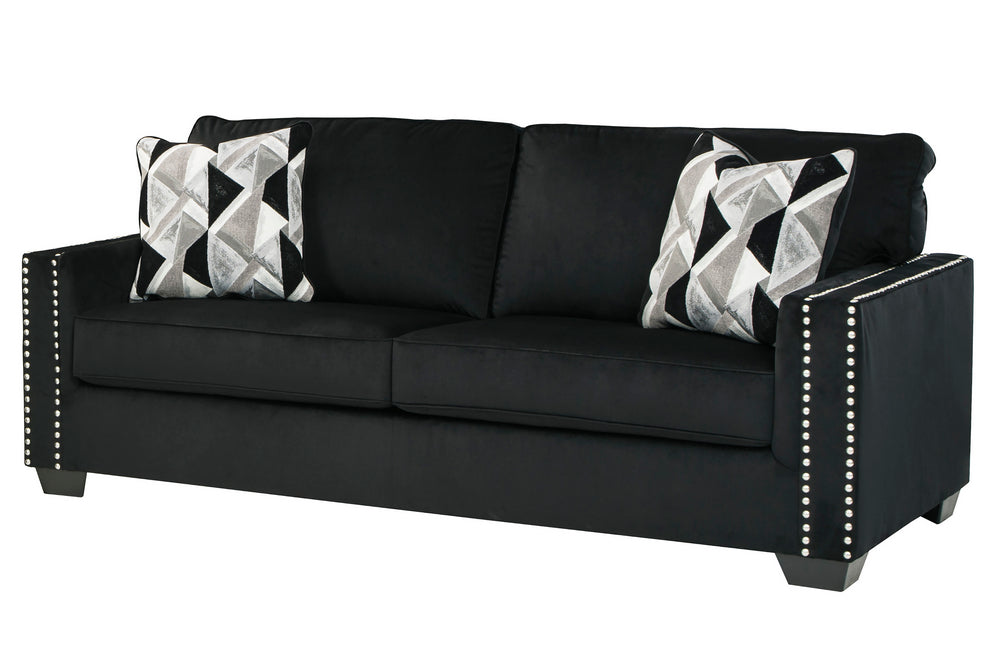 Gleston Onyx Fabric 2-Seat Sofa