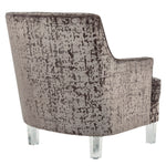 Gloriann Charcoal Velvet Accent Chair