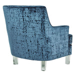 Gloriann Lagoon Velvet Accent Chair