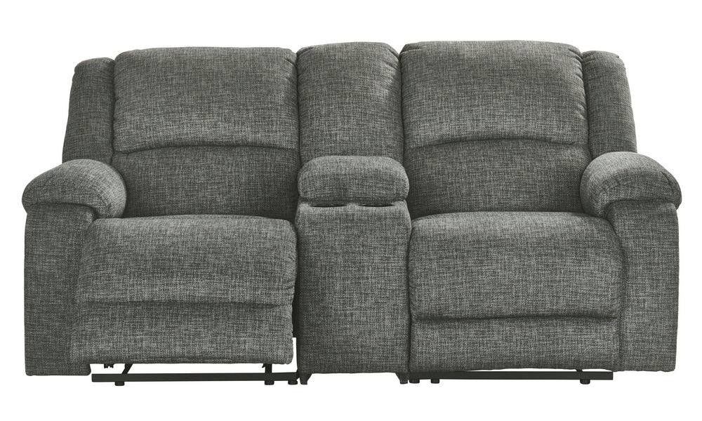 Goalie 3-Pc Pewter Manual Recliner Loveseat