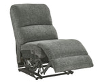 Goalie 5-Pc Pewter Manual Recliner Sectional