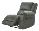 Goalie 5-Pc Pewter Manual Recliner Sectional