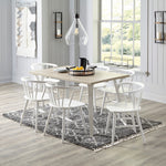 Grannen 2 White Wood Side Chairs