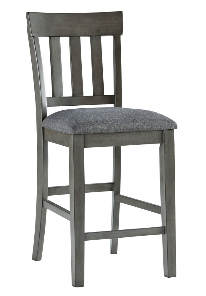 Hallanden 2 Gray Counter Height Chairs