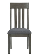 Hallanden 2 Gray Fabric/Wood Side Chairs