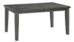 Hallanden Gray Extendable Dining Table