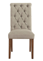 Harvina 2 Beige Fabric Side Chairs