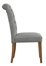 Harvina 2 Gray Fabric Side Chairs