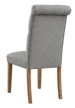 Harvina 2 Gray Fabric Side Chairs