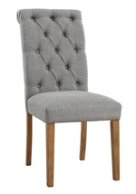 Harvina 2 Gray Fabric Side Chairs