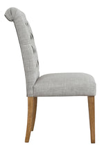 Harvina 2 Light Gray Fabric Side Chairs