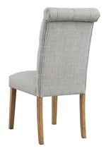 Harvina 2 Light Gray Fabric Side Chairs