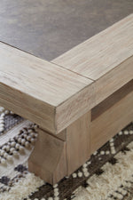 Hennington Light Brown Wood Coffee Table