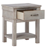 Hollentown Whitewash 1-Drawer Nightstand