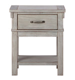 Hollentown Whitewash 1-Drawer Nightstand