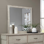 Hollentown Whitewash Dresser Mirror