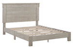 Hollentown Whitewash Full Platform Bed