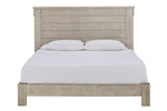 Hollentown Whitewash King Platform Bed