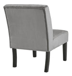 Hughleigh Gray Velvet Accent Chair