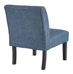 Hughleigh Navy Fabric Accent Chair