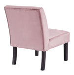 Hughleigh Pink Velvet Accent Chair