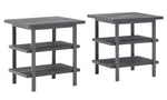 Jandoree 2 Grayish Brown Wood End Tables