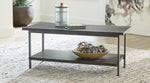 Jandoree Grayish Brown Wood Coffee Table