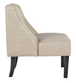 Janesley Beige Fabric Accent Chair