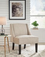 Janesley Beige Fabric Accent Chair