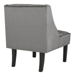 Janesley Gray Velvet Accent Chair