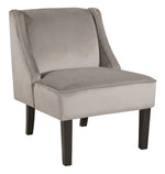 Janesley Taupe Velvet Accent Chair