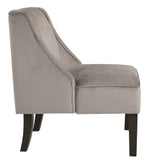 Janesley Taupe Velvet Accent Chair