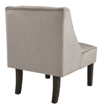 Janesley Taupe Velvet Accent Chair