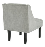 Janesley Teal/Ivory Fabric Accent Chair