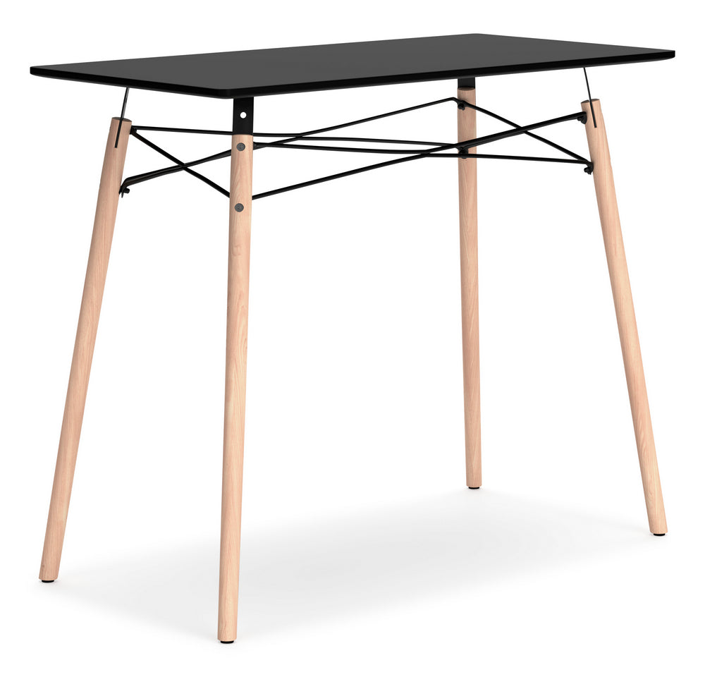 Jaspeni Black/Natural Home Office Desk