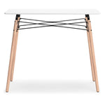 Jaspeni White/Natural Home Office Desk