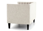 Jeanay Linen Fabric Settee