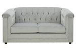 Josanna Gray Fabric Loveseat