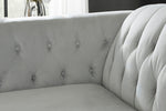 Josanna Gray Fabric Loveseat