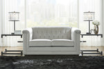 Josanna Gray Fabric Loveseat