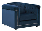 Josanna Navy Fabric Chair