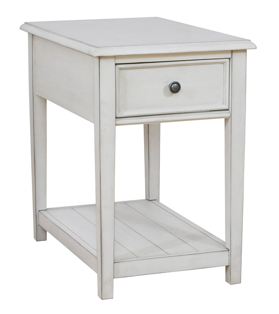 Kanwyn Whitewash Wood End Table